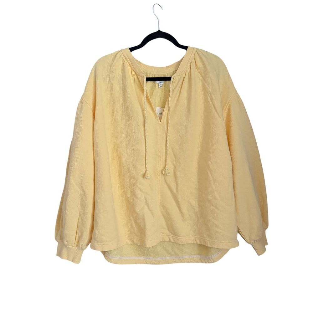 NWT Aerie Butter Yellow Sweatshirt Women Size M